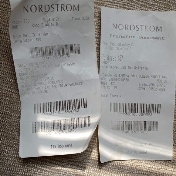 Zac Posen Eartha Double Handle Satchel Luxury Black Purse Full Size - Picture 15 of 16